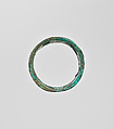 Ring, Blue faience