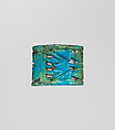 Ring, Blue faience
