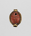 Scarab ring, Carnelian, gold