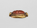 Scarab ring, Carnelian, gold