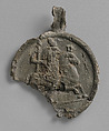 Pendant depicting Horus, Lead