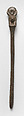 Scepter with Montu head, Copper alloy