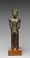Statuette of Amun, Cupreous alloy, precious metals
