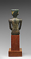 Statuette of Amun, Cupreous alloy, precious metals