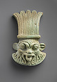 Bes-image pendant, Faience