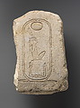 Stone inscribed with the cartouche of Maatkare (Hatshepsut), Limestone