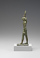 Standing Figure of Re-Harakhty, Cupreous metal