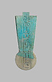 Menat Counterpoise, Psamtik I, Blue faience