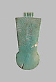 Menat Counterpoise, Darius I, Green faience