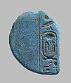 Menat Counterpoise, Amasis, Egyptian blue