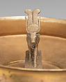 Bowl with a Hathor cow, Bronze