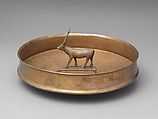 Bowl with a Hathor cow, Bronze