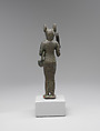 Statuette of cat-headed Bastet, Cupreous metal
