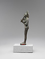 Statuette of cat-headed Bastet, Cupreous metal