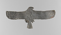 Falcon pectoral, Tin and lead alloy, resin, linen