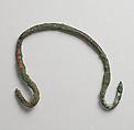 Handle from metal vase, Bronze or copper alloy