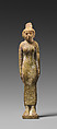 Statuette of Neith with the name of Shabaqo, Pale green stone: hedenbergite quartz