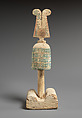 Ta-wer emblem (Abydos Fetish), Wood, paint