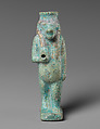 Amulet, Taweret, Faience
