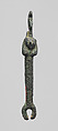Harpoon or "Horus Spear" amulet, Bronze or cupreous alloy