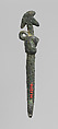 Harpoon or "Horus Spear" amulet, Bronze or cupreous alloy