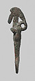 Harpoon or "Horus Spear" amulet, Bronze or cupreous alloy