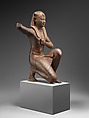 Statuette of an ancestral king, Wood, formerly clad with lead sheet