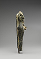 Headless unshrouded ithyphallic deity statuette, Serpentinite