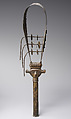 Arc sistrum of Tapenu, chantress of Sobek of Khenyt, Cupreous metal