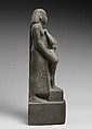 Statuette of Harbes with a figure of Osiris, Metagraywacke