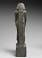 Statuette of Harbes with a figure of Osiris, Metagraywacke