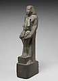 Statuette of Harbes with a figure of Osiris, Metagraywacke