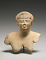 Bust of man, Limestone