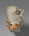 Head from an Osiride Statue of Hatshepsut, Limestone, paint