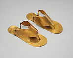 Sandals, Gold sheet