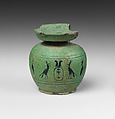 Aryballos with the name Wahibre, probably referring to Apries, Faience
