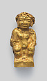 Pendant: Eros (?) wearing diadem with rosette over the forehead, gold