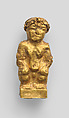 Pendant: Eros (?) wearing diadem with rosette over the forehead, gold