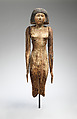 Standing statue of Mitry's wife, Acacia, gesso, paint