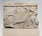 Cornice Block with Relief Depicting the Purification of the Pharaoh, Sandstone