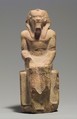 Seated Statue of King Menkaure, Indurated limestone
