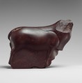 Statuette of a ram, Brown stone (meta-arenite, that is, quartz-rich indurated sandstone)
"quartzwacke"