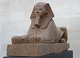 Sphinx of Hatshepsut, Granite, paint