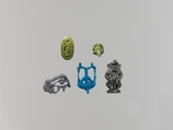 Fragment of a Wedjat Eye Ring, Faience