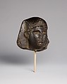 King's Head with Egyptian Headdress but Greek Hair and Features, Gabbro
