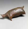 Bronze askos (flask) in the form of a goatskin, Bronze