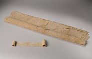 Linen from Tutankhamun's Embalming Cache, Linen, ink