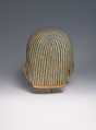 Miniature Mask for a Canopic bundle, Cartonnage, paint