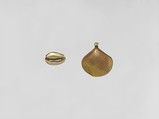 Pendant imitating a shell, Gold
