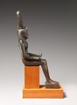 Statue of a goddess, probably Nehemetaui or Nebethetepet, cupreous metal